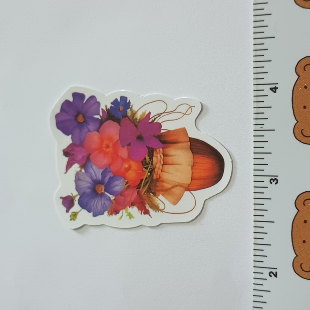 10/$10 Inspirational Home Boho Victorian Floral Garden Flowers Sticker Decal